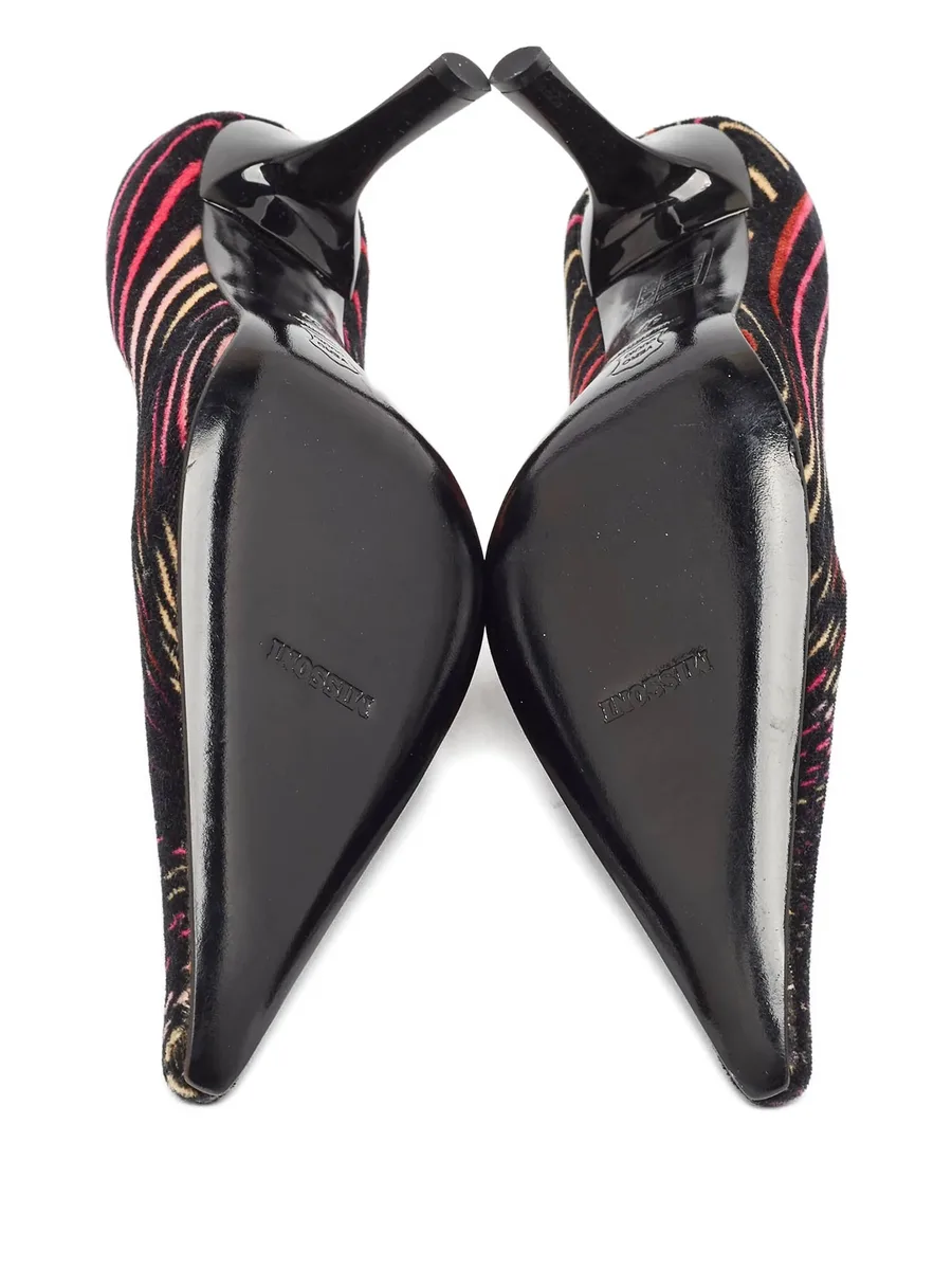 2023 100mm velvet pumps 5