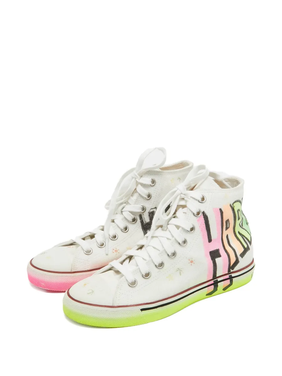 graffiti high-top sneakers 3