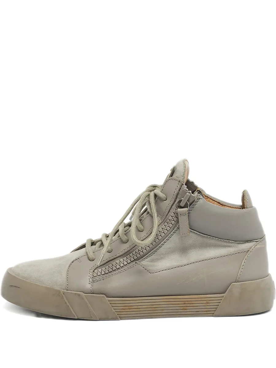 double sketch leather sneakers 1