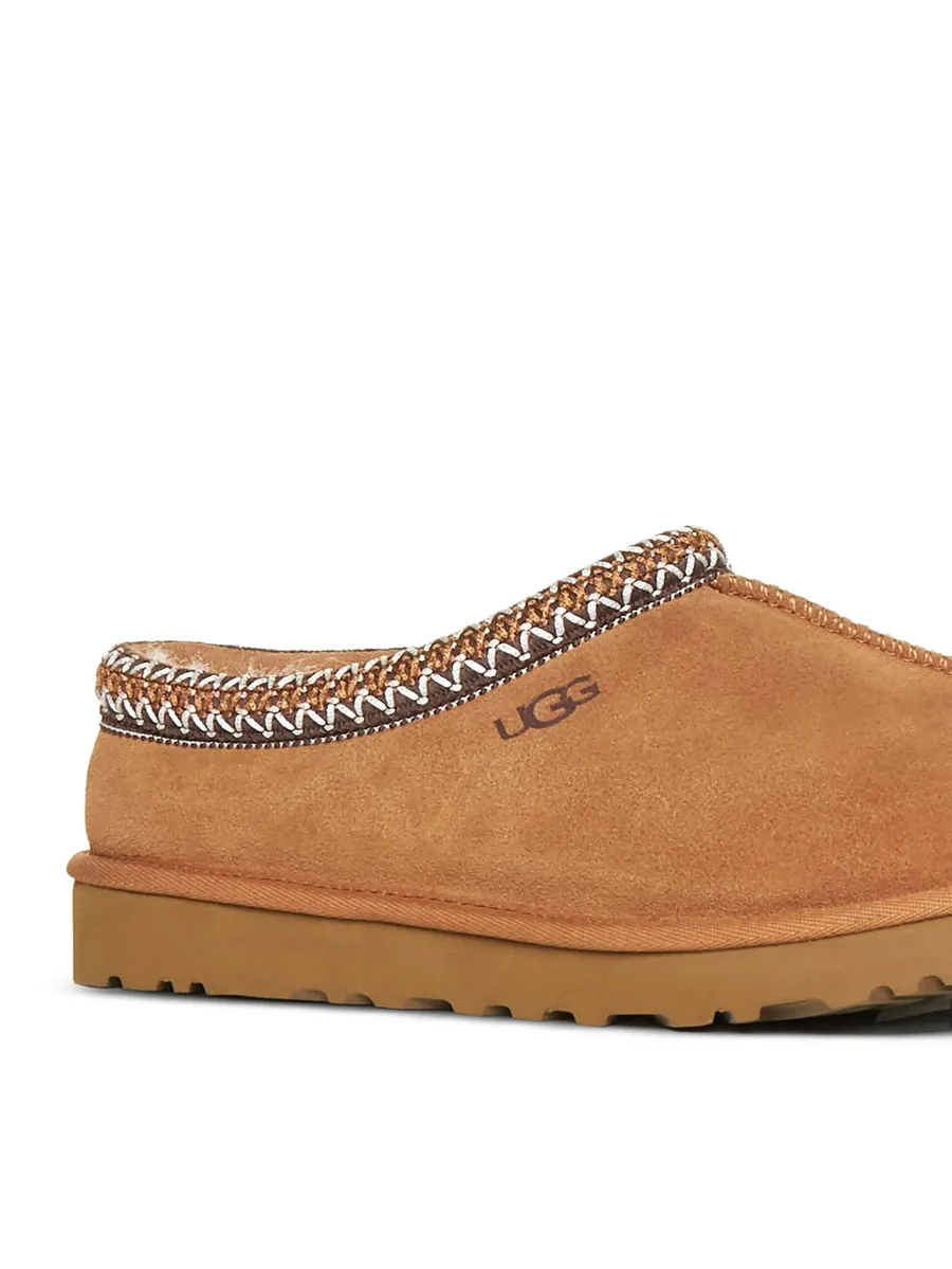 suede stitched slippers 7