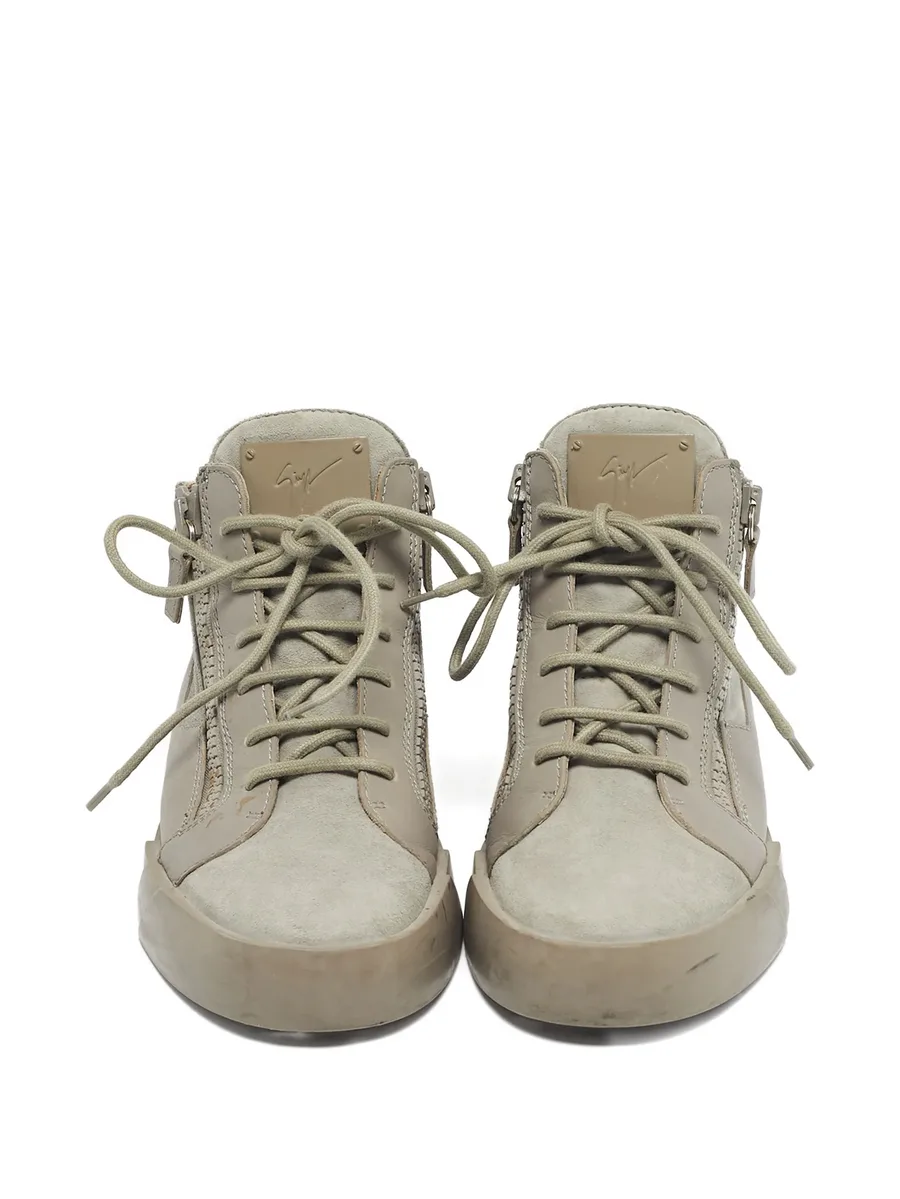 double sketch leather sneakers 7