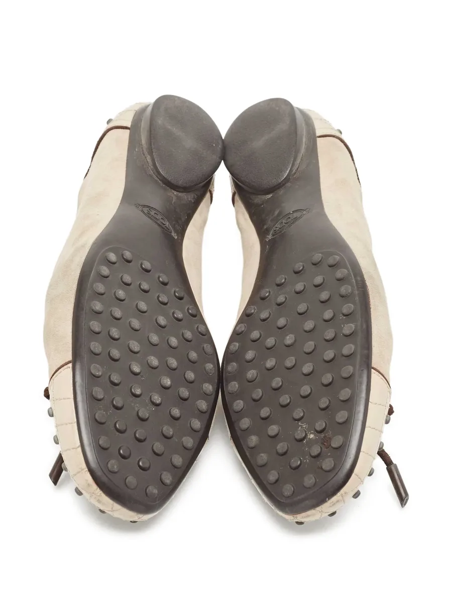 pre-owned stud-embellished ballet flats 13