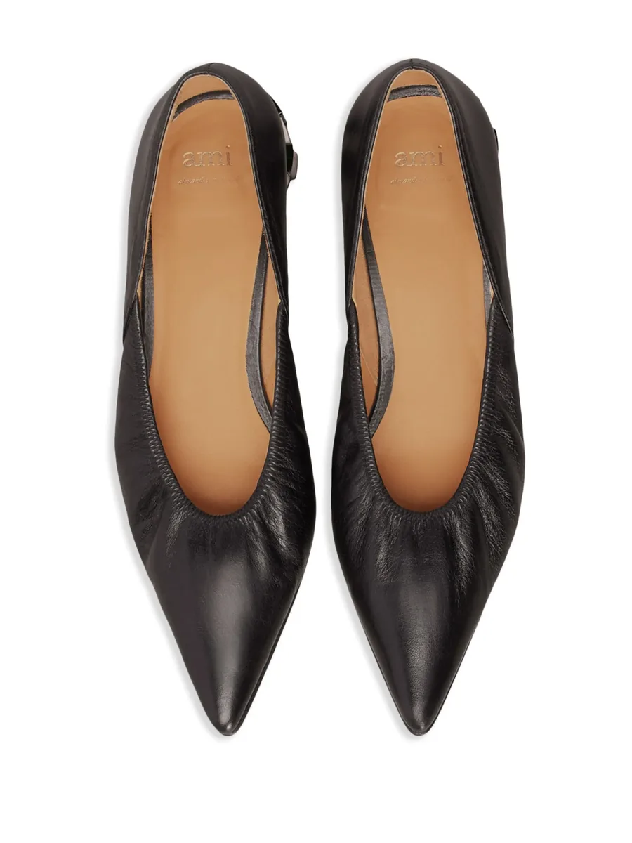 pointed-toe leather pumps 8