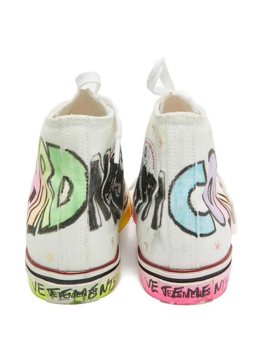 graffiti high-top sneakers 7