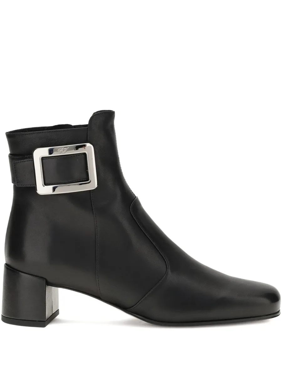 45mm Très Vivier Polly buckle  ankle-boots 1