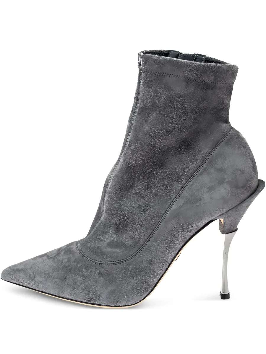 115mm leather ankle boots 2