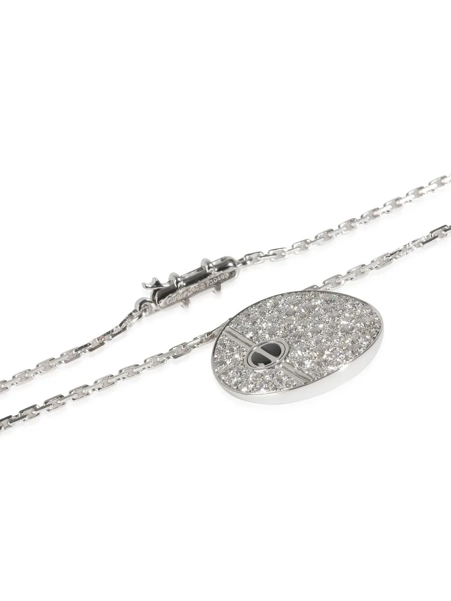 колье Love Pendant pre-owned из белого золота 5