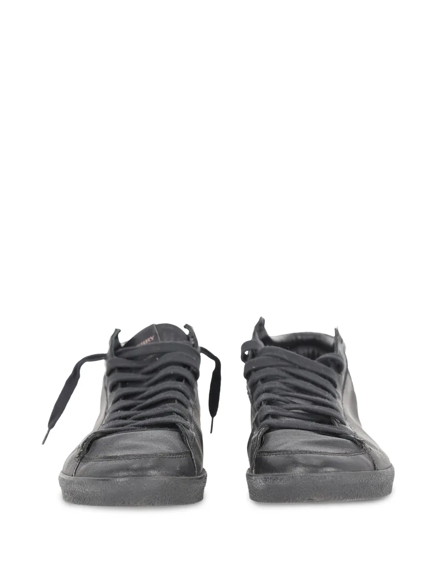 check-print high-top sneakers 3