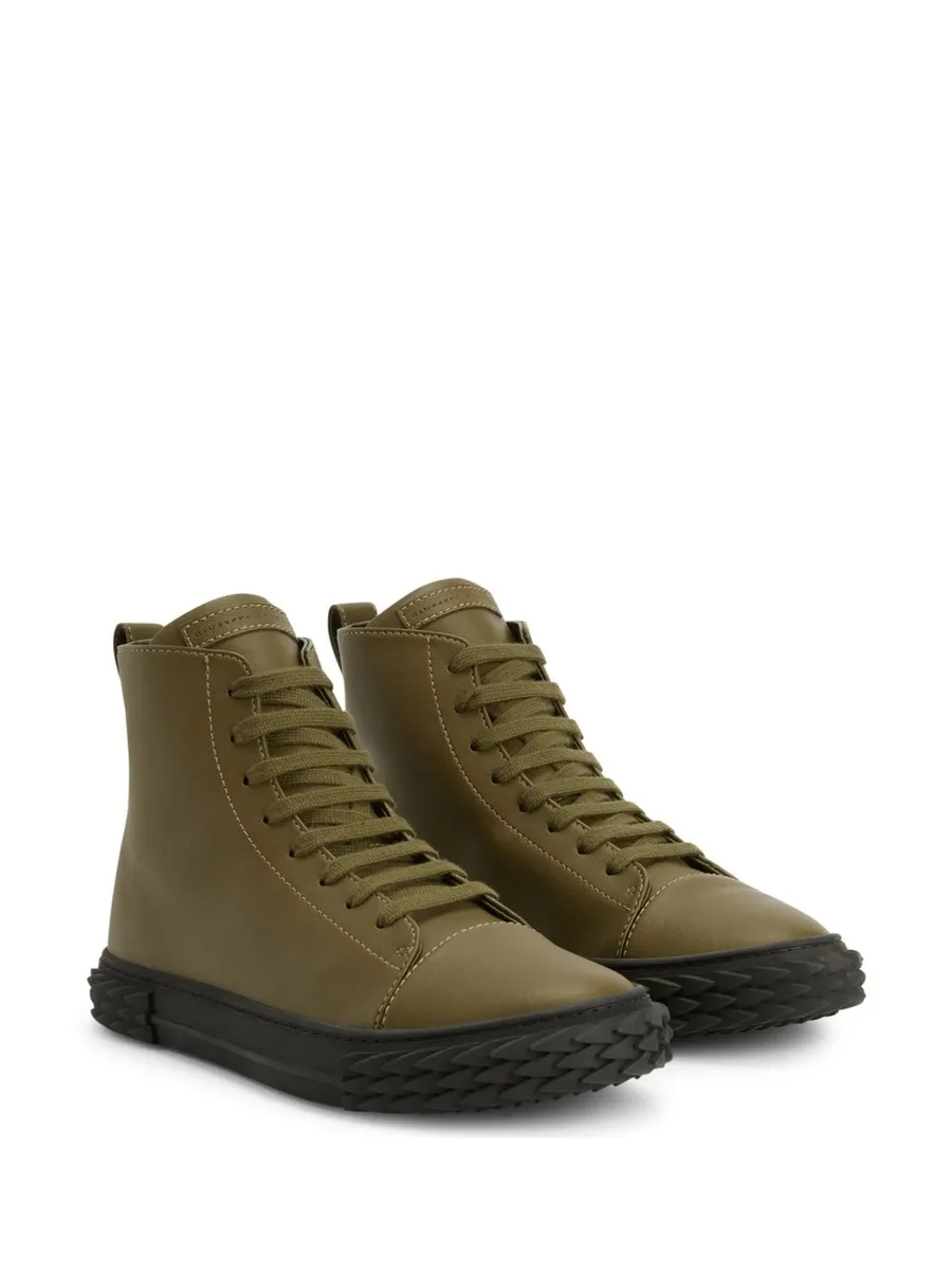 Ecoblabber lace-up high-top sneakers 3