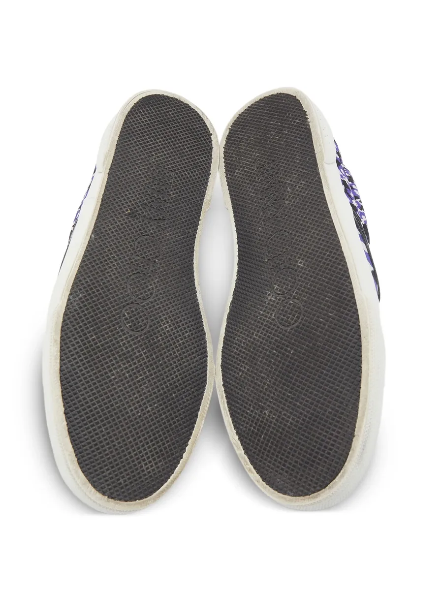 floral-print slip-on sneakers 10