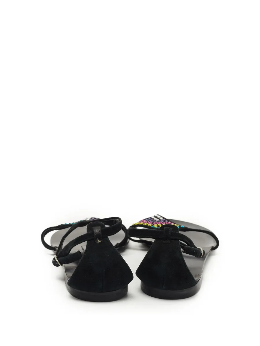 crystal-embellished sandals 5