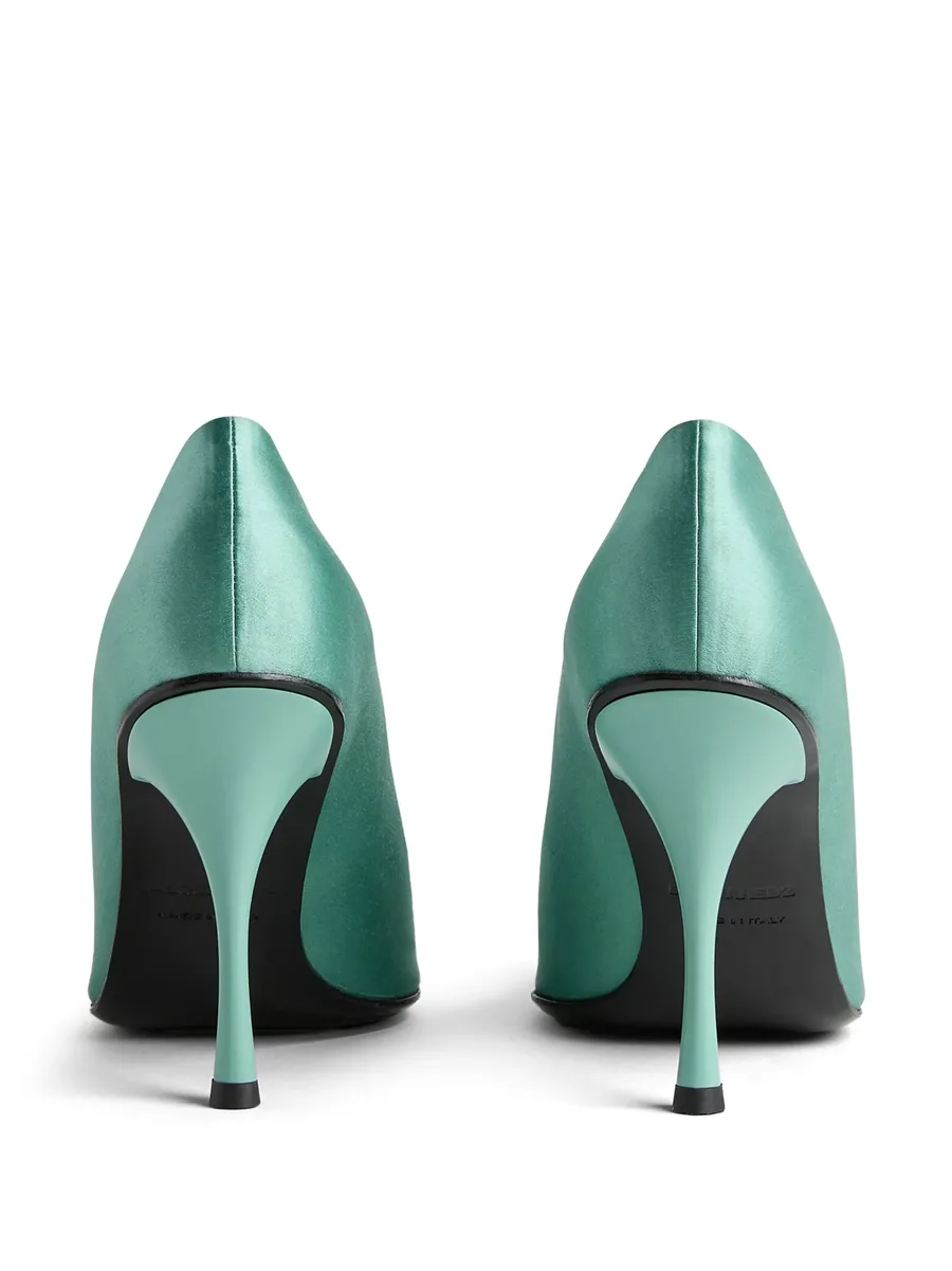 D2 Crystal satin pumps 5