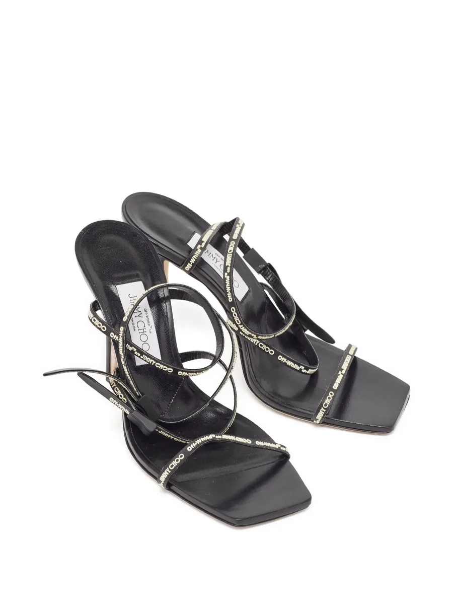 100mm leather sandals 7