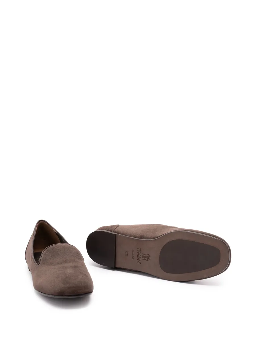 suede loafers 9