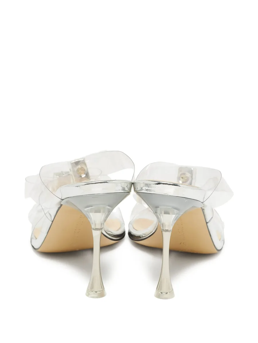 pre-owned 90mm clear-straps sandals 5