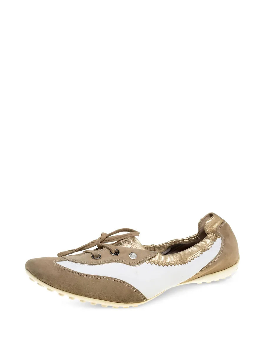 suede lace-up ballet flats 5