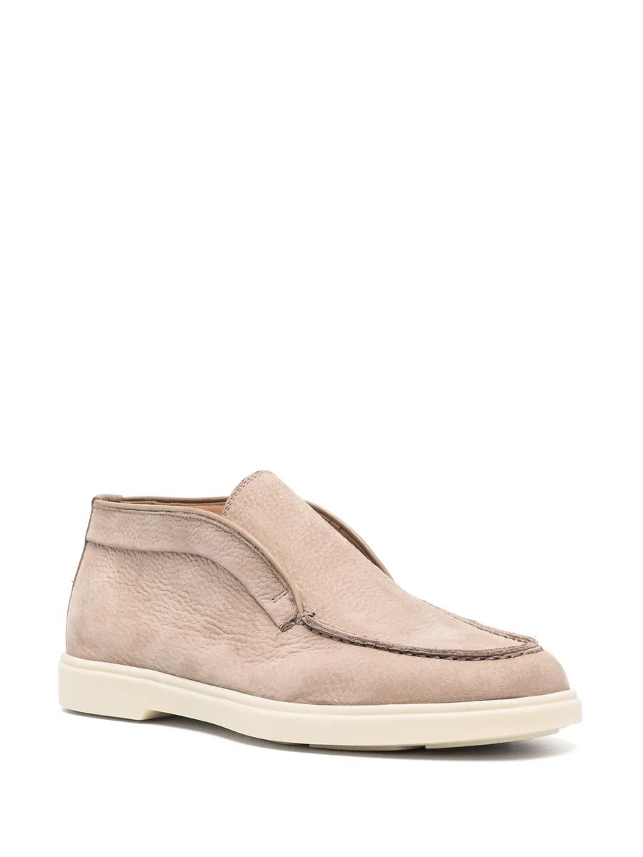 pebbled suede loafers 3