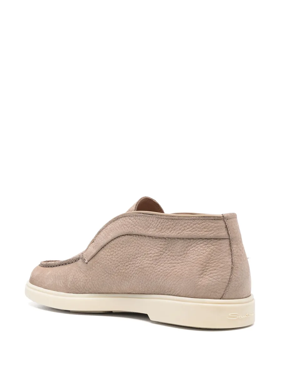 pebbled suede loafers 6