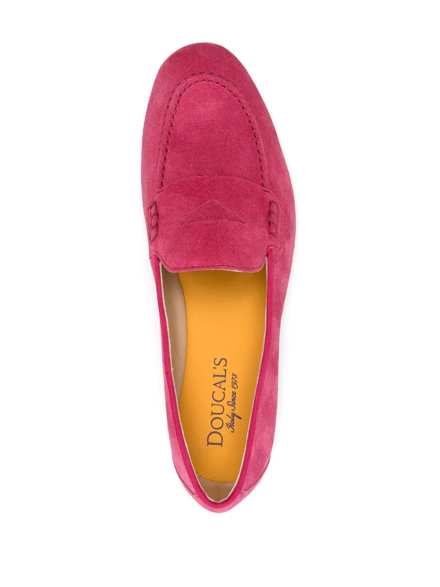 penny-slot suede loafers 7