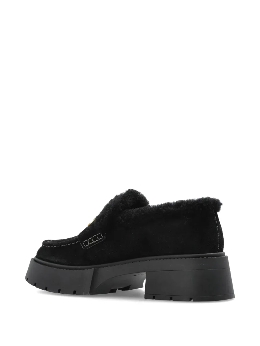 Leah shearling logo loafers 8