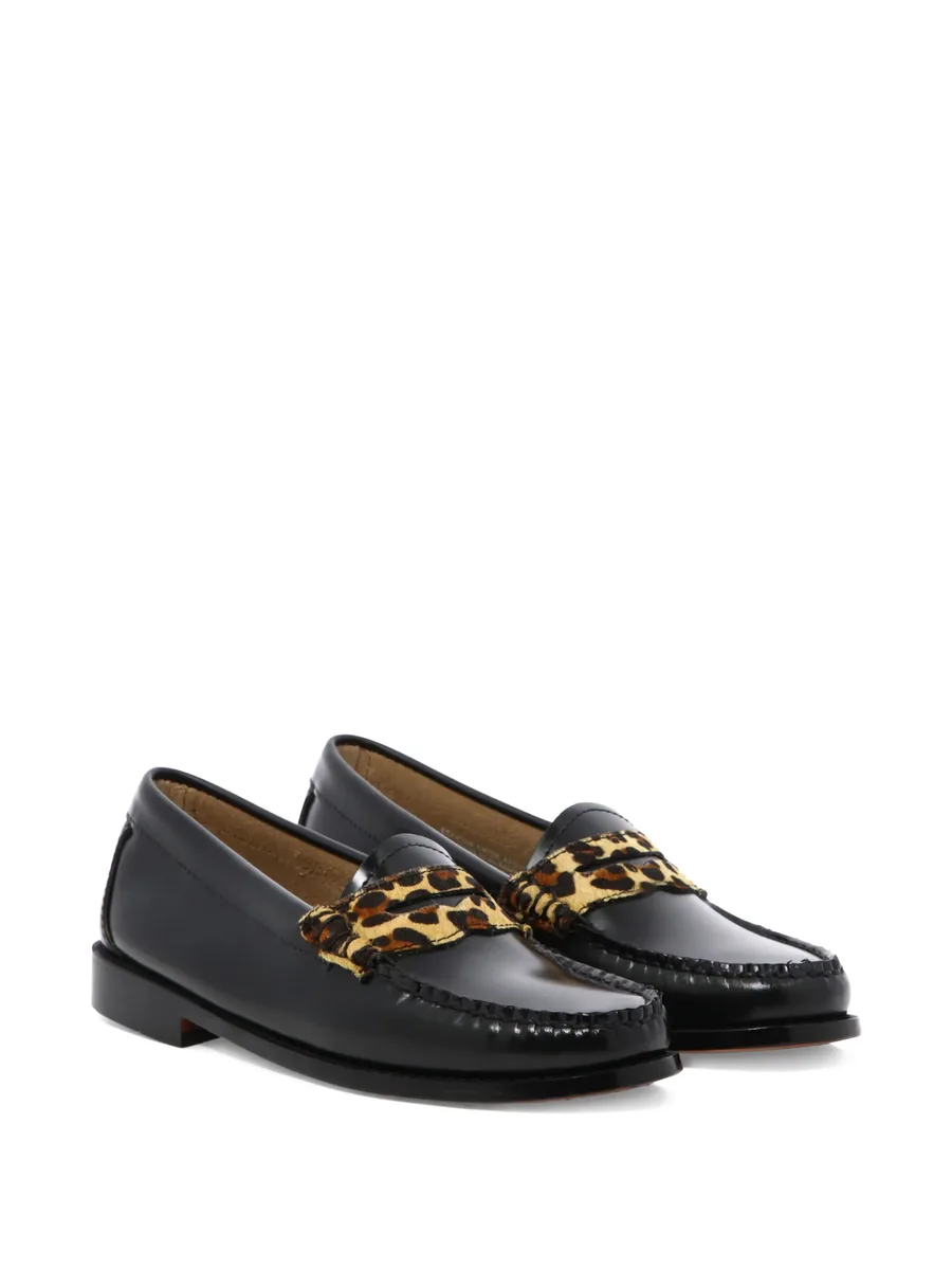leopard-print strap loafers 3