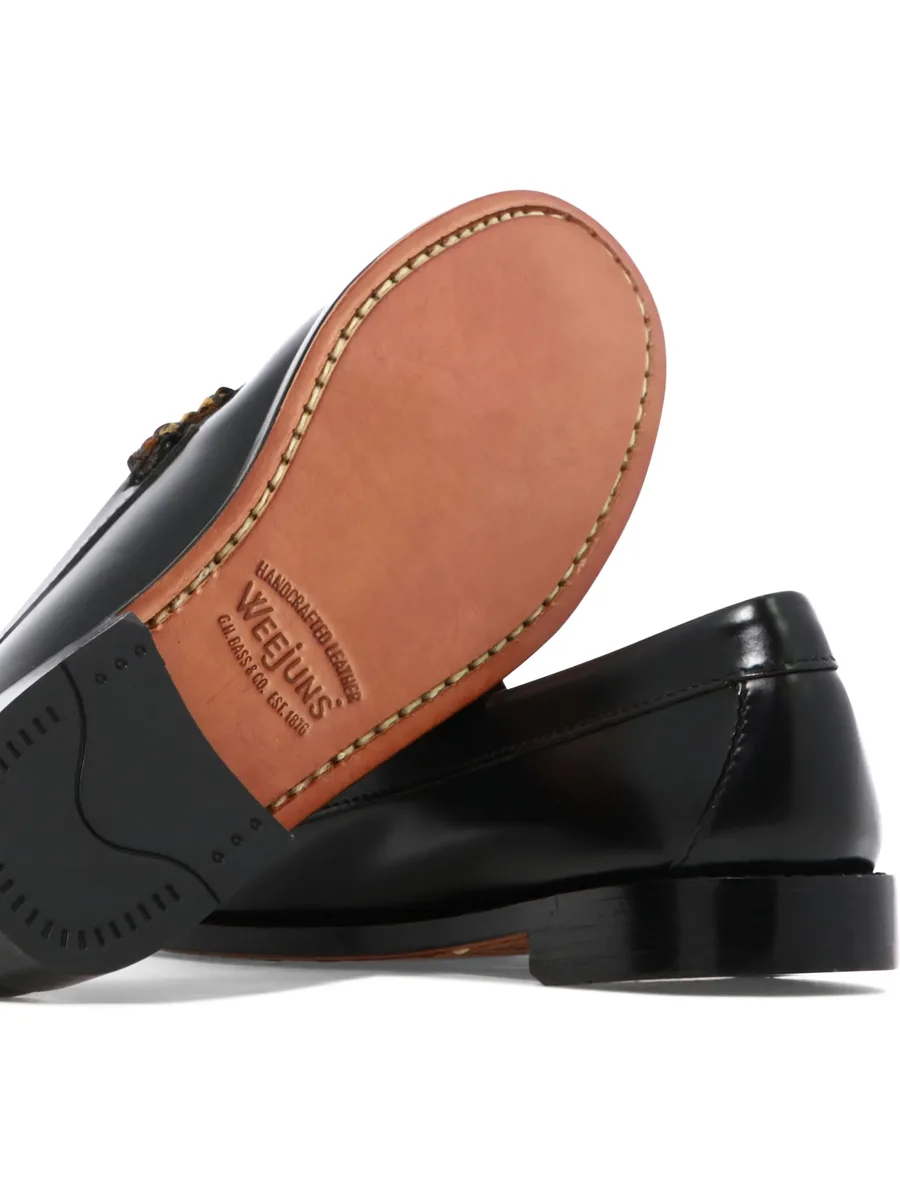 leopard-print strap loafers 8