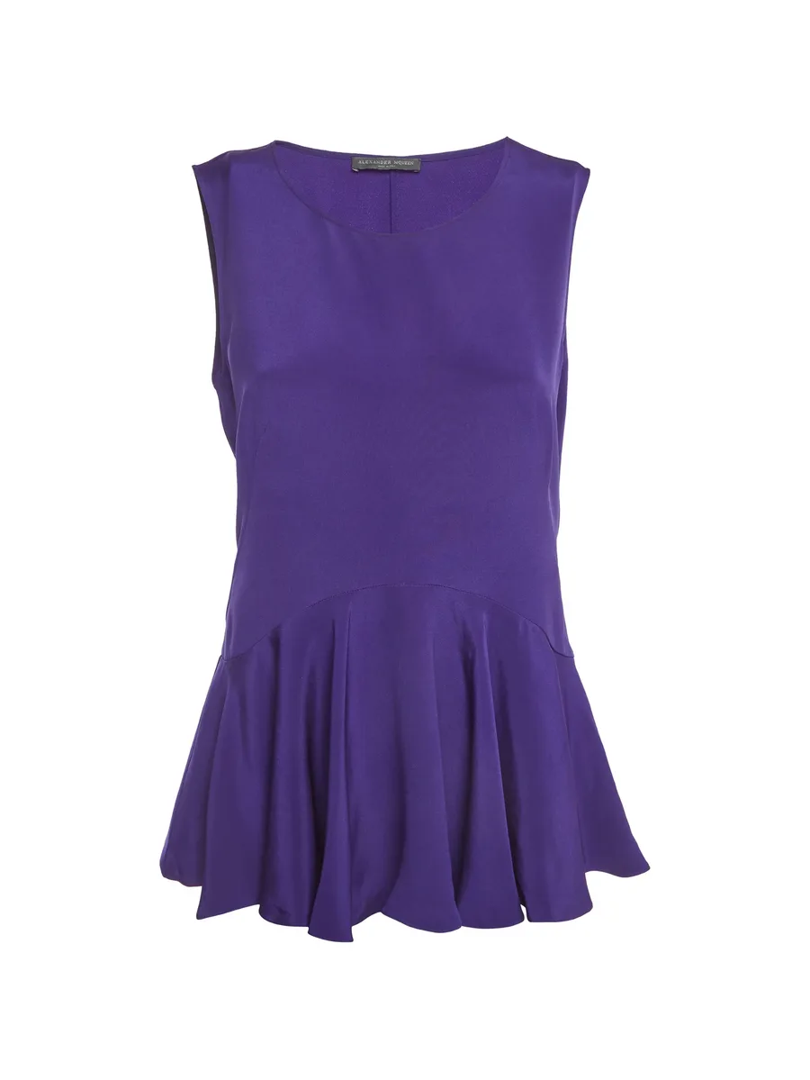 2013 peplum sleeveless top 1