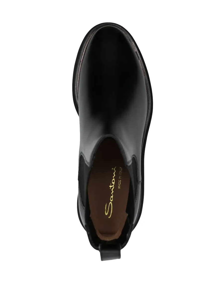 round-toe leather boots 7