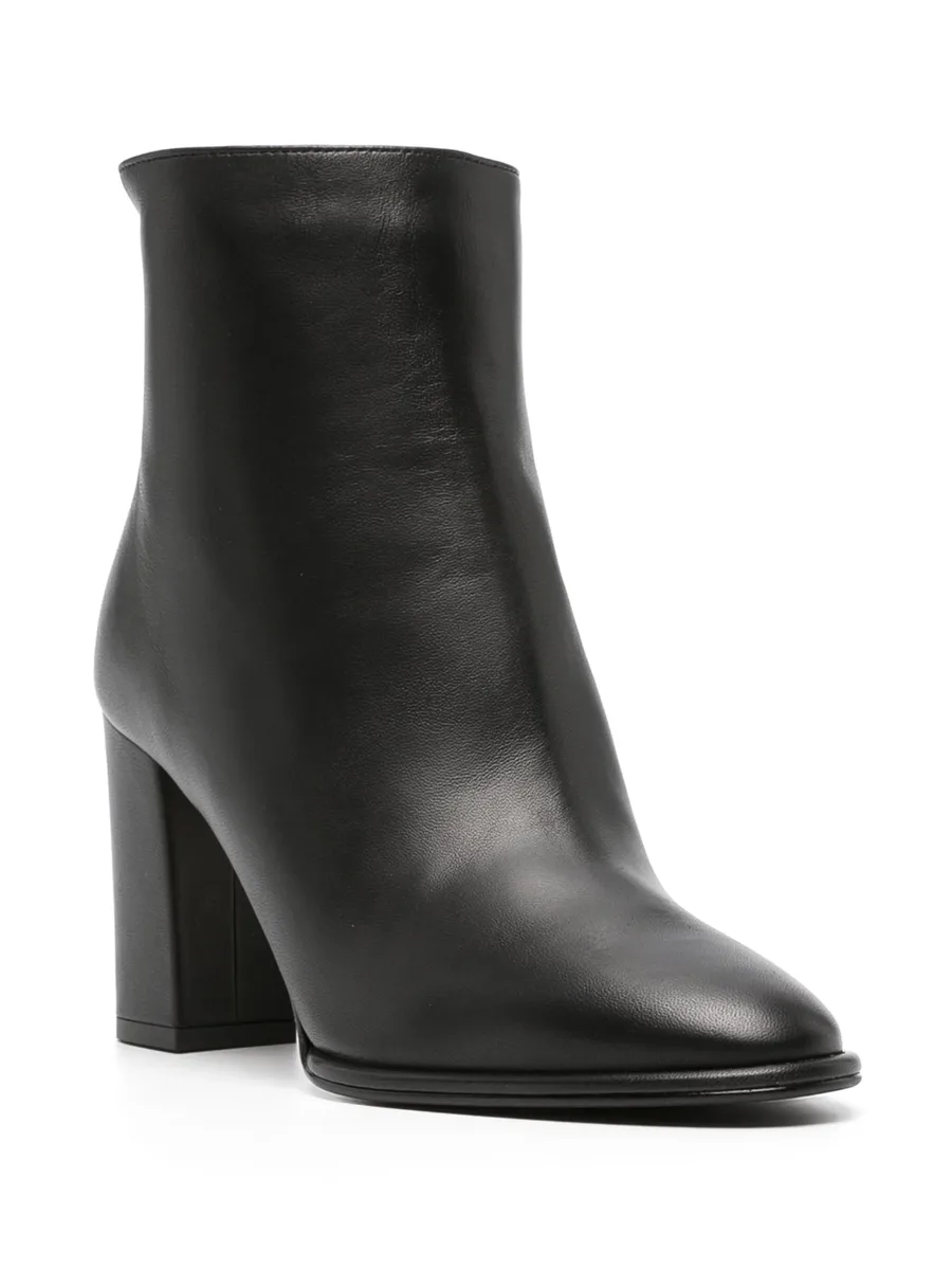 Elsa 85mm leather ankle boots 3