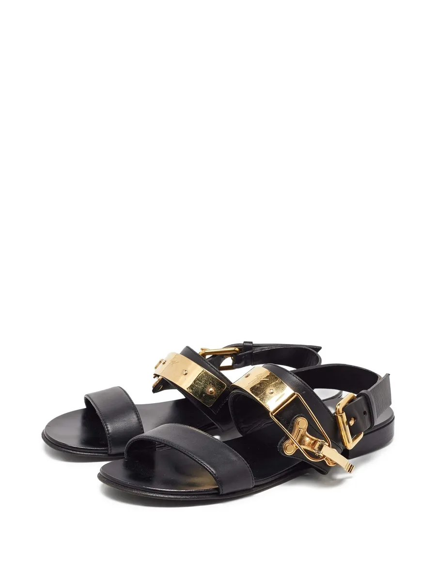 сандалии pre-owned с пряжками 8