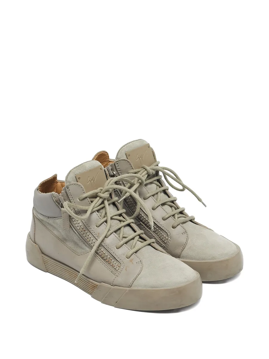 double sketch leather sneakers 4