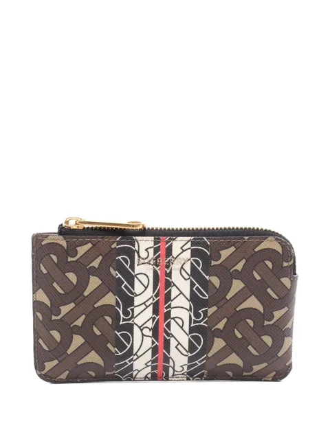 2010s monogram zip purse