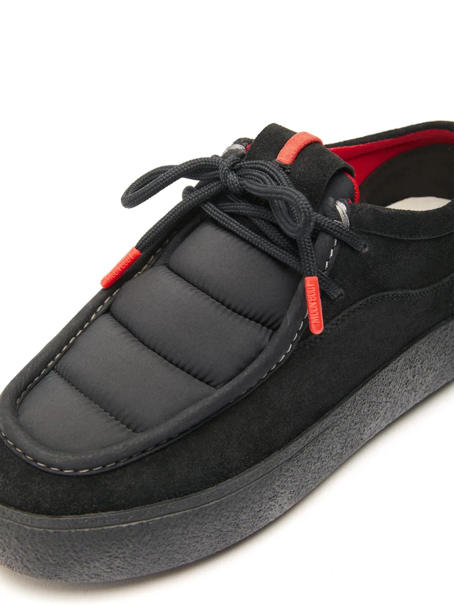 Mtrack Wallaby panelled suede sneakers 3