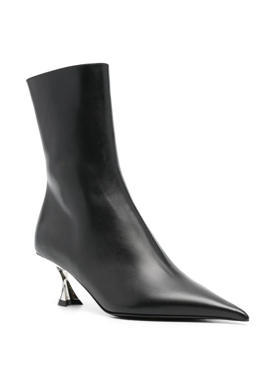 60mm leather ankle boots 3