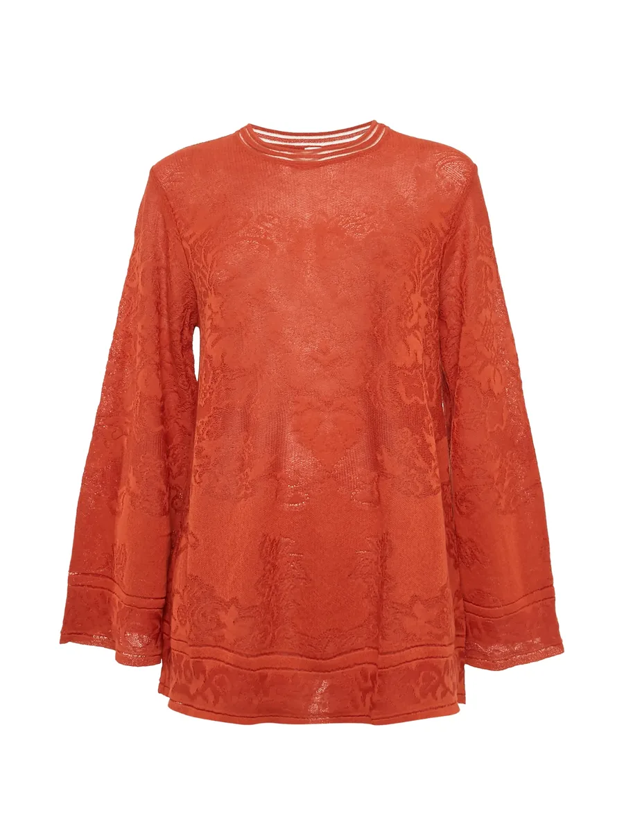 knit-floral sweater 1