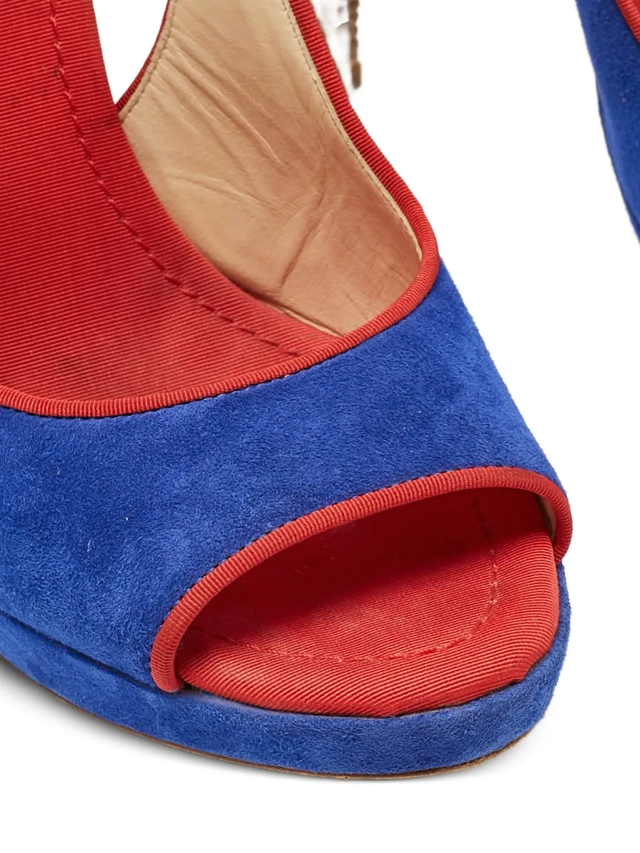 buckle suede sandals 9