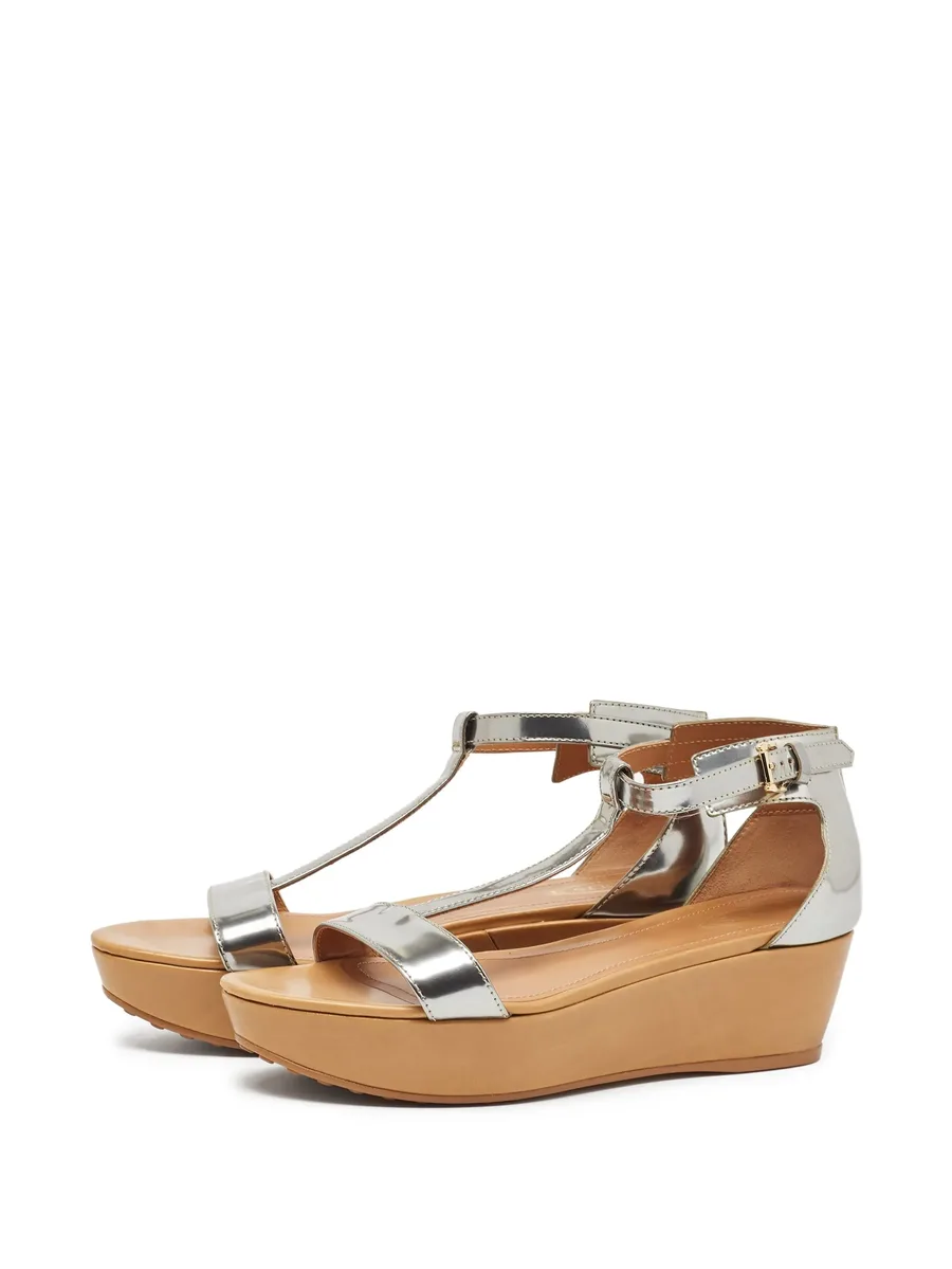 Pre-Owned 80mm leather platform sandals 7