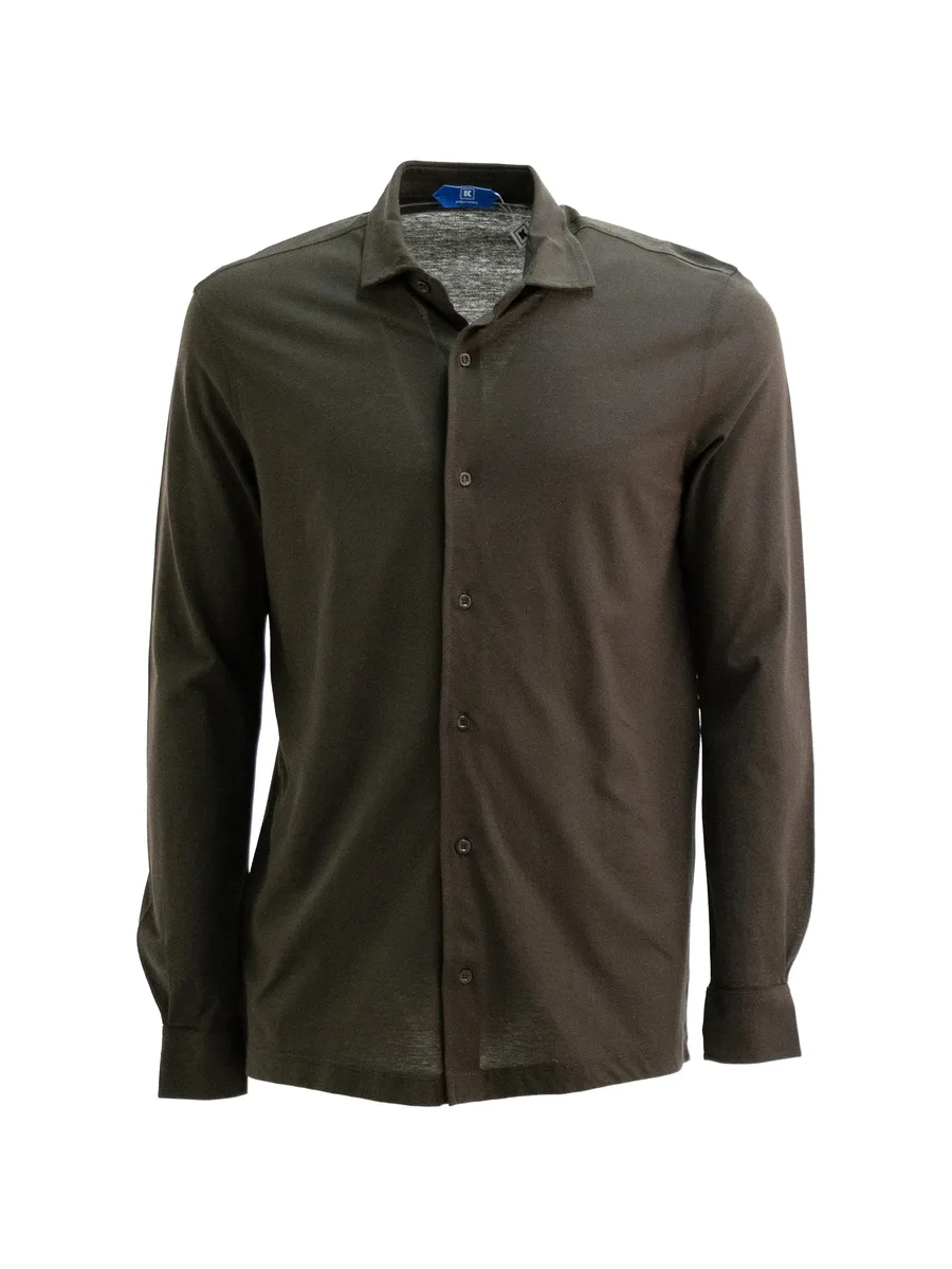 buttoned polo shirt 1