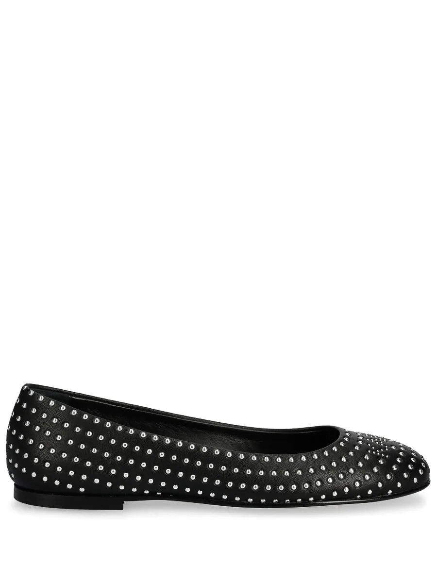 stud embellishment ballerina shoes 2