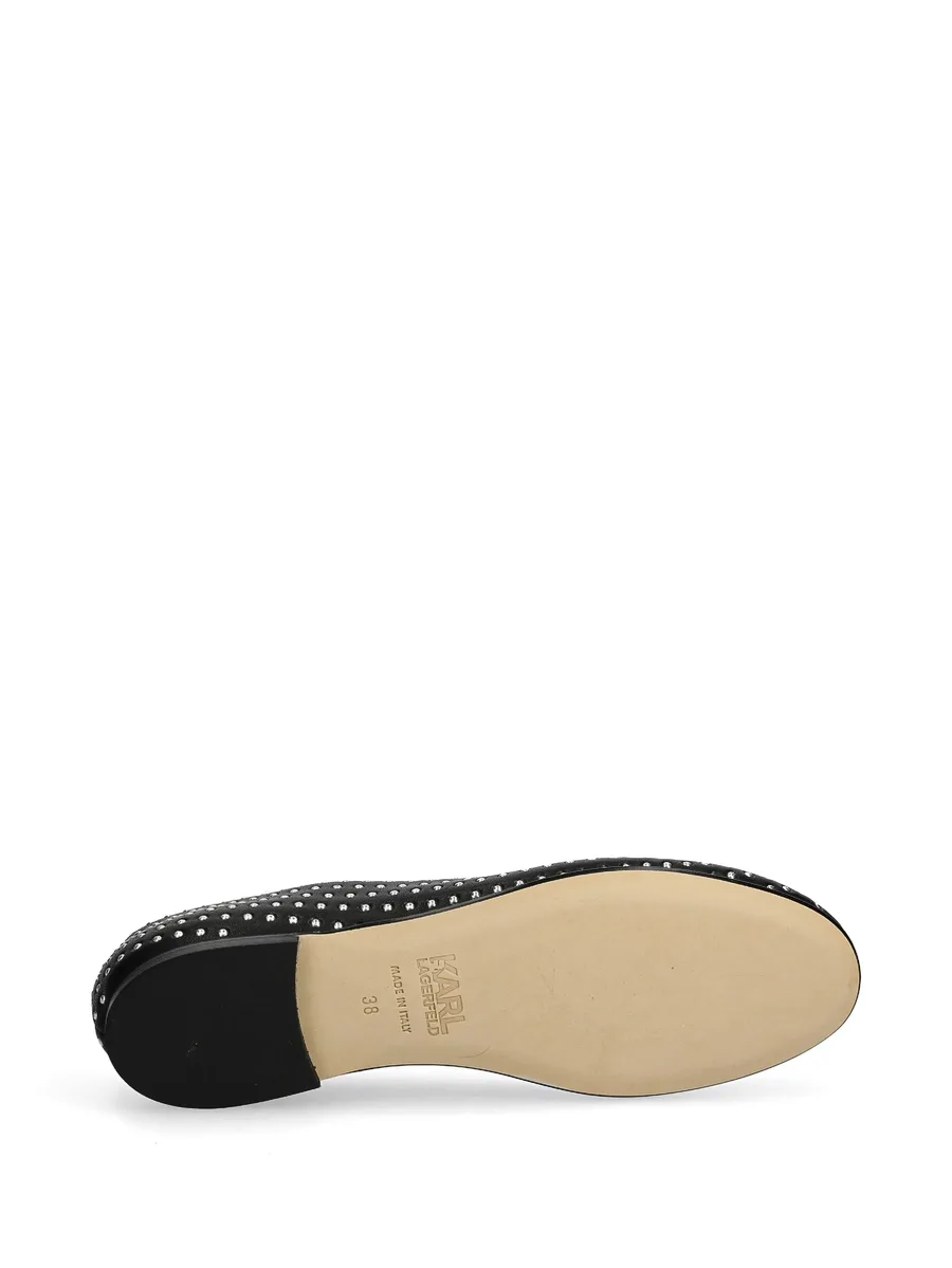 stud embellishment ballerina shoes 9