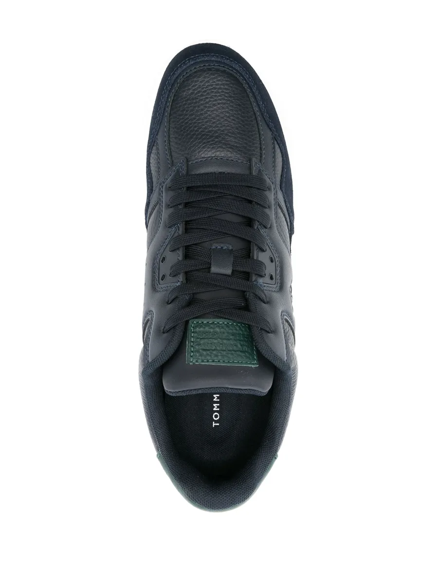 Modern leather chunky sneakers 8