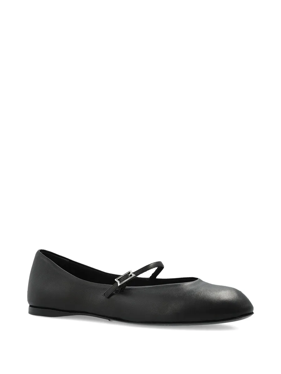 buckle-strap leather ballet flats 3