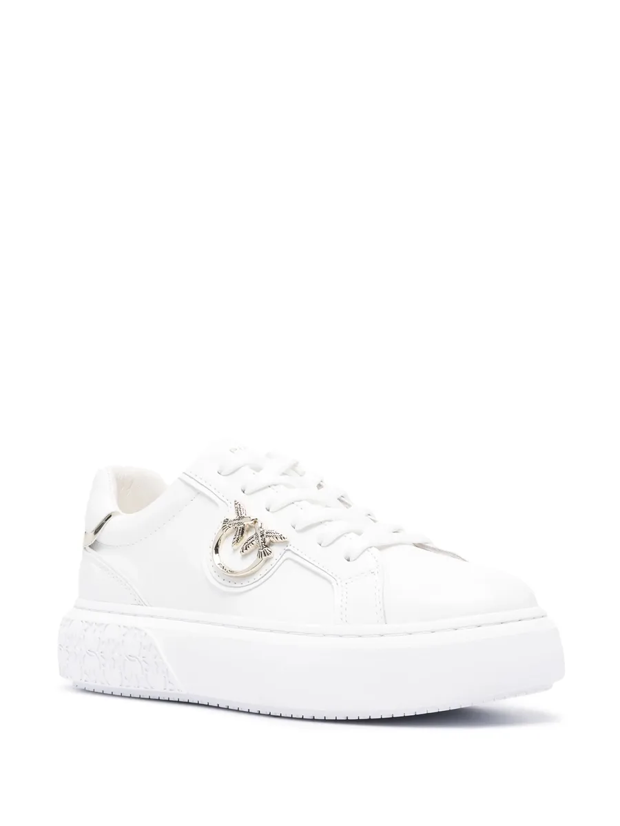 high-soled flatform sneakers with metal logo 6