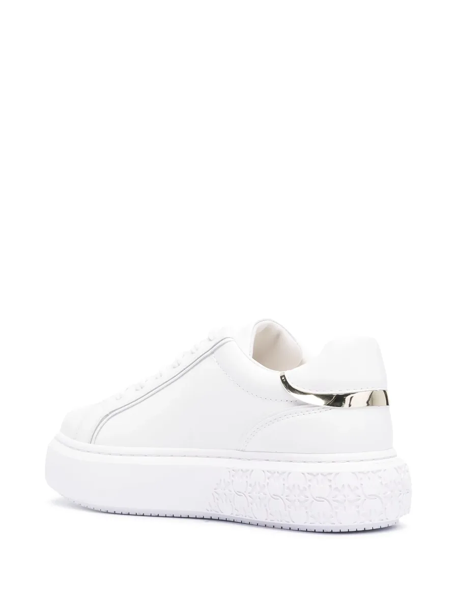 high-soled flatform sneakers with metal logo 8