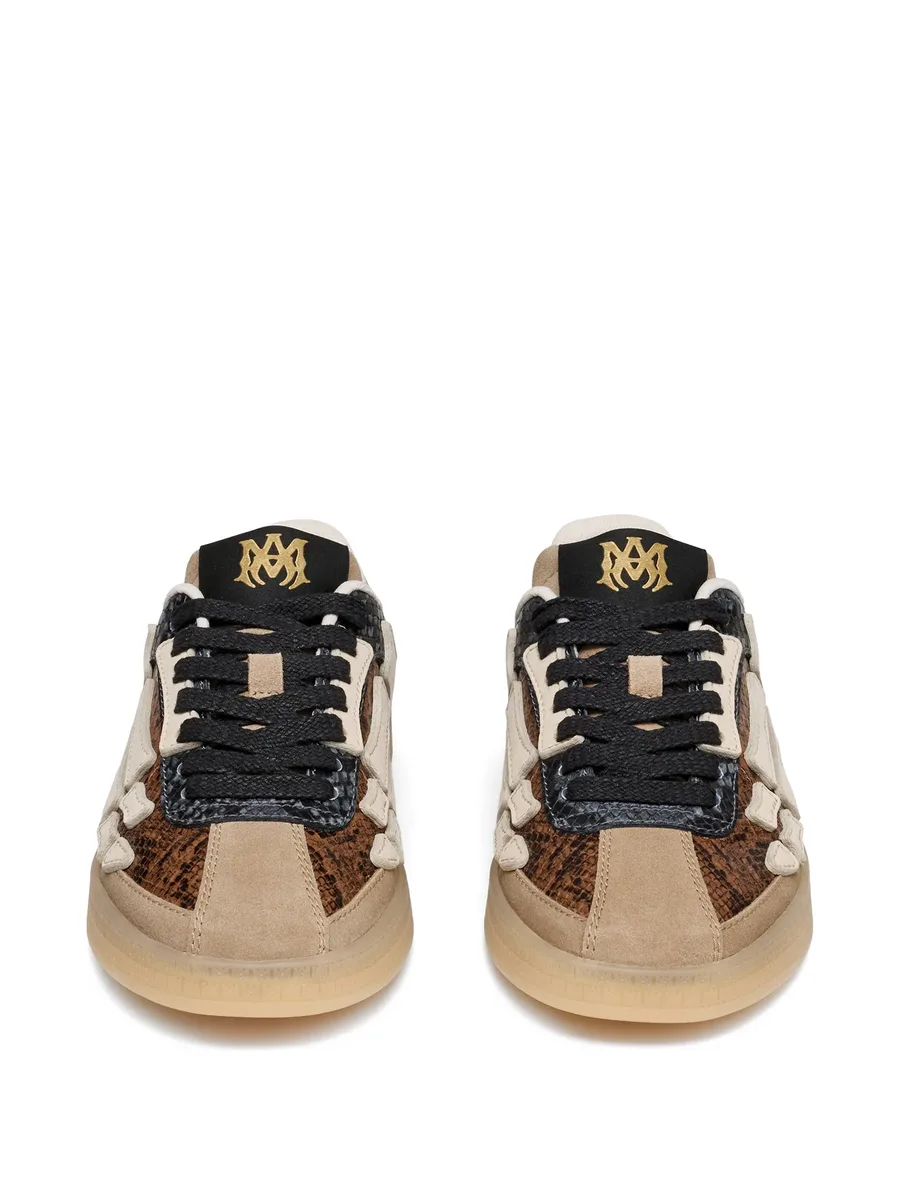 snake-embossed sneakers 7