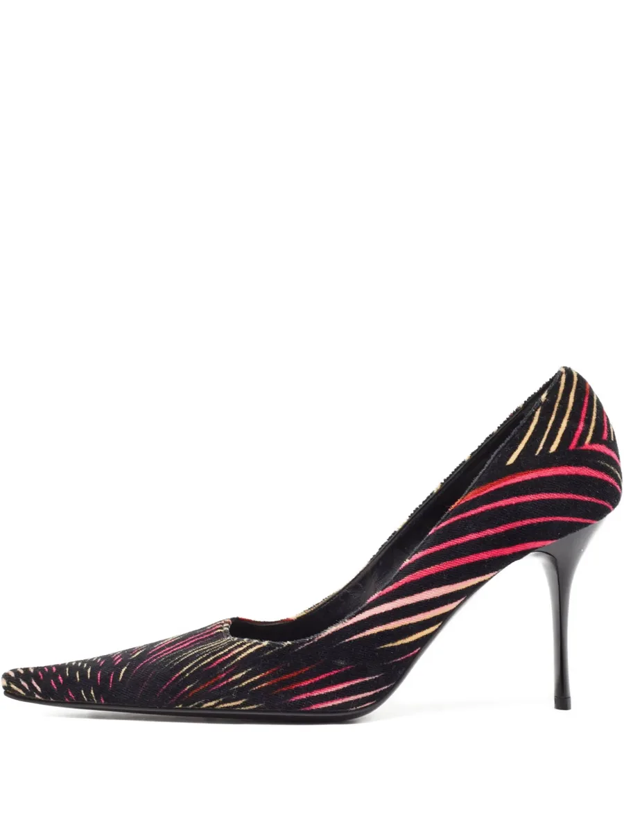 2023 100mm velvet pumps 1