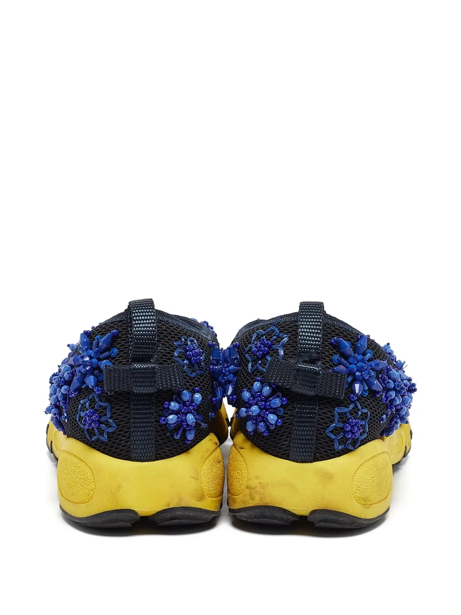 flower-embellished sneakers 6