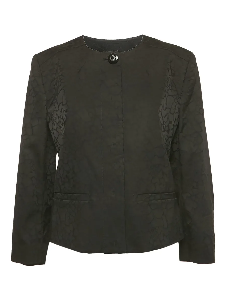 jacquard-pattern tailored jacket 1