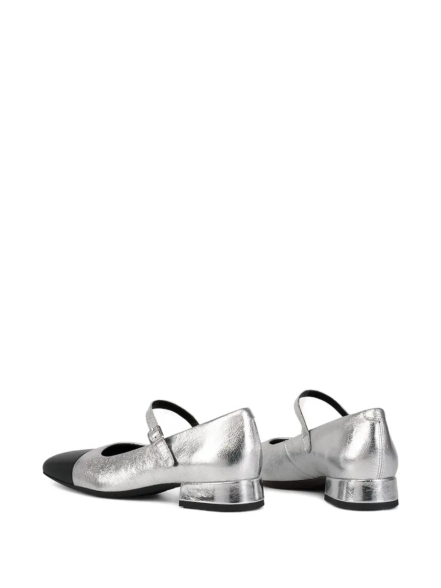 25mm Debbi metallic-leather pumps 5