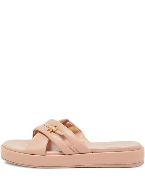 pre-owned Alima flat sandals